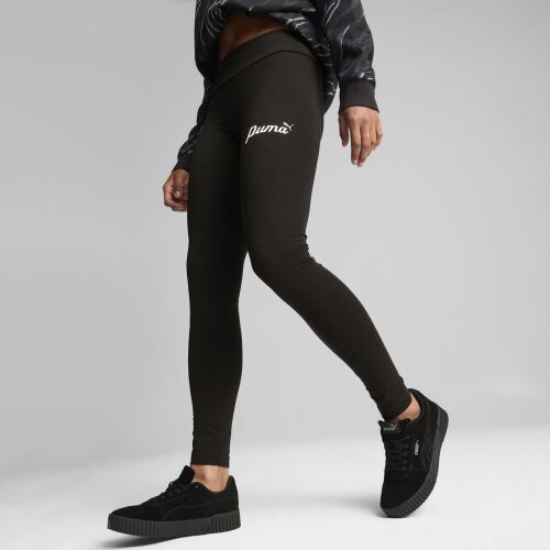 Puma Ess+ Script Leggings 68153501 Női Fekete S 136073819
