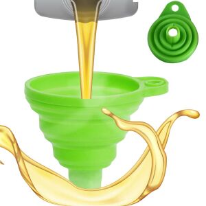 Сгъваема кухненска фуния за буркани, акордеон, автомобилна течност 128402851 - Кухненска фуния