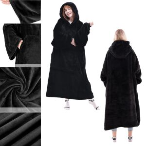 Plüss Kapucnis Takaró Pulóver - 80x90cm