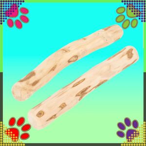 Băț de mestecat din lemn natural pentru câini, jucărie durabilă 24x3cm - Jucării pentru câini