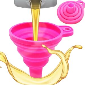 Сгъваема кухненска фуния за буркани, акордеон, автомобилна течност 128403448 - Кухненска фуния