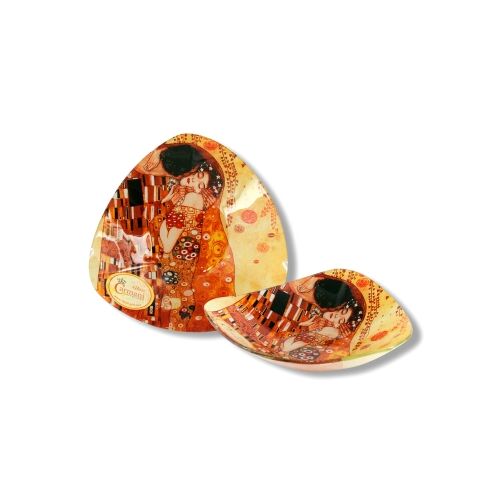 Klimt üvegtálka - Csók - 17x17 cm 128404348
