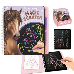 Miss Melody lovas képkarcoló tervezőfüzet - 20x2x19 cm