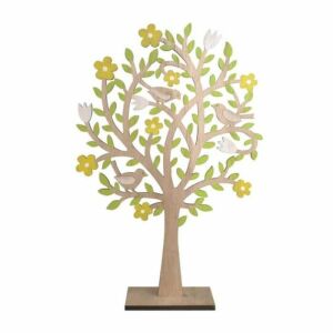 Tavaszi madaras fácska - fa dekoráció - 30 cm 128404538 - Szezonális dekoráció