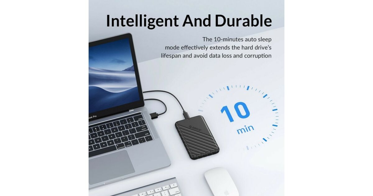 Orico 25PW1-C3 2.5" külső ház USB Type-C, fekete 128405697