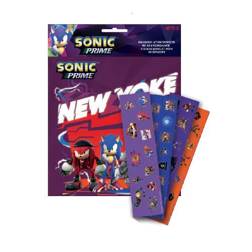 Sonic a sündisznó New Yoke matricás album 50 db matricával 128416823