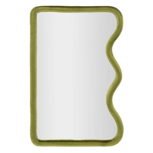 Fali tükör tod zöld bársony 60x4x90cm 128419628