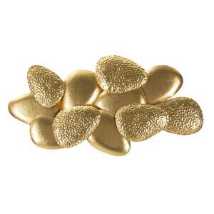 3 lámpapontos fali lámpa arany levéllel, modern és stílusos kialakítás - Fali lámpa