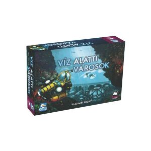 Víz alatti városok társasjáték doboz, víz alatti városépítő stratégiai játék - Gémklub