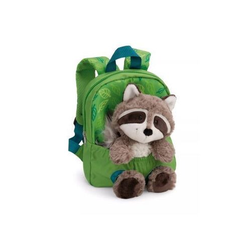 NICI zielony plecak z pluszowym szopem, idealny dla przedszkolaków