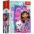 Pudełko mini puzzli Trefl Gabby's Dollhouse z 54 elementami przedstawiające Gabby i Pandy Pazurka