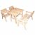 Kerti bútor garnitúra gyerekeknek, fa 128421190