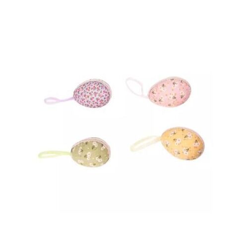 Színes textillel borított tojás - többféle