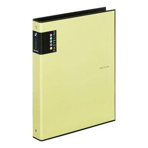 Gyűrűskönyv PASTELINI A/4 4 gyűrű PP 40mm sárga 128421376 - Pastelini