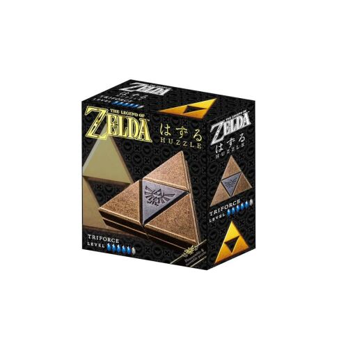 Huzzle Cast Zelda Triforce kirakós játék, egy kihívást jelentő fém kirakós a Triforce formájában - Eureka