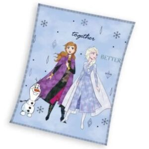 Frozen: Anna, Elsa și Olaf - pătură 130 x 160 cm 135902353 - Pături