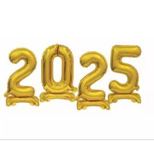 Folienballon B&C, stehend Ziffer - Set 2025 135901453 - Luftballons