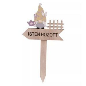 Decor - elf cu inscripția Bine ați venit în limba maghiară 128422444 - Inscripții din lemn & elemente decorative