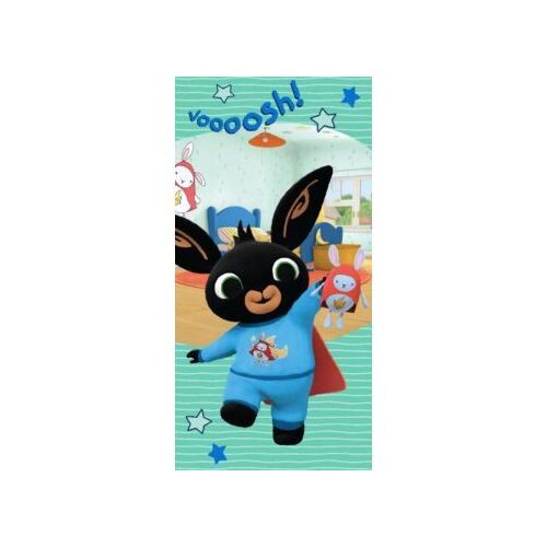 Prosop cu glugă Bing Bunny, 70 x 140 cm, design de supererou, pentru copii