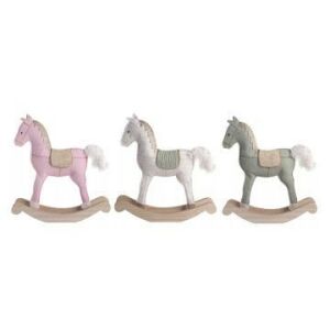 Decor căluț, lemn 28 x 29 cm - diferite 128422719 - Balansoare pentru copii și Jocuri si jucarii educative