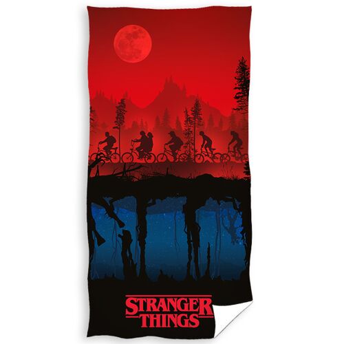 Stranger Things Árnyékok Fürdőlepedő - 70x140 cm