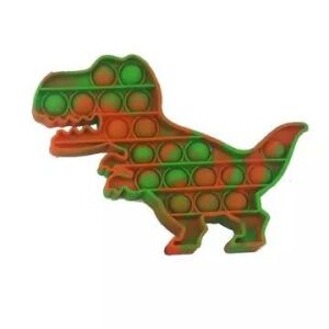 Push Poppers Dinó - zöld-narancssárga 128422900 - Stresszlabda