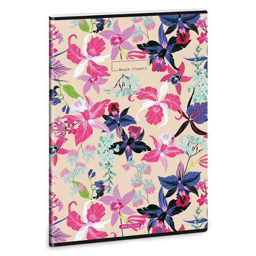 Füzet sima ARS UNA A/4 40 lapos Extra kapcsos Beach Flowers 128422920