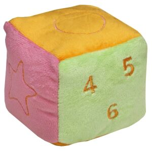 Csörgő kocka 8*8*8 cm színes 128423054 - Csörgő