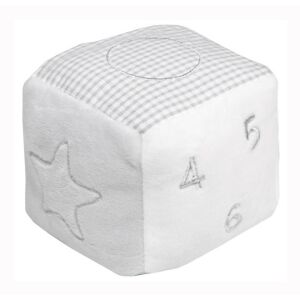 Csörgő kocka 8*8*8 cm szürke 128423174 - Csörgő