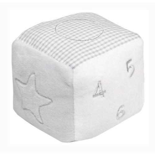 Csörgő kocka 8*8*8 cm szürke 128423174