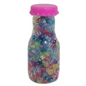 Bunte Perlen im Glas 128423273 - Bastelperlen & Zubehör