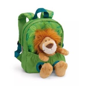 Nici: Rucksack mit Plüschfigur, grün - 21 x 26 cm 128423353 - Rucksäcke & Taschen für Kindergarten