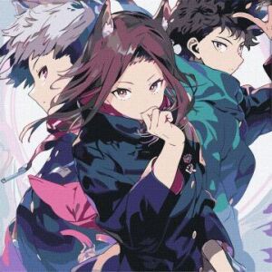 Идейка: Оцветяване по номера, приятелство - 40 x 40 см 128423570 - Комплект за изкуства и занаяти