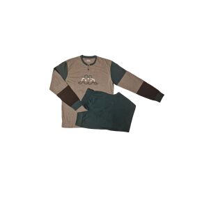 Hosszú férfi pizsama Kappa KMS25478 XL INTL szürke | Zöldellő 136321329 - Férfi ruházat