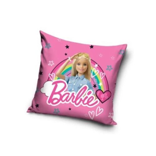 Barbie: Față de pernă cu model curcubeu, poliester - 40 x 40 cm