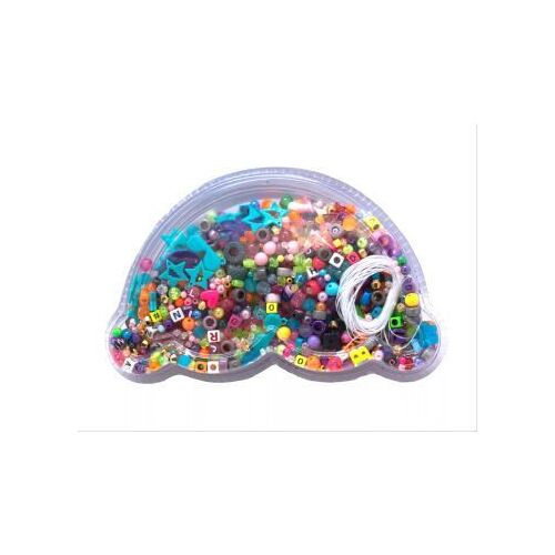 Ékszerkészítő szett szivárvány alakú dobozban