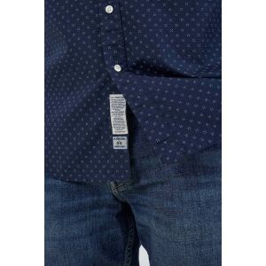 La Martina normál szabású ing virágos logóval ZMC020 Navy Blue 2XL INTL 136155528 - Férfi ing