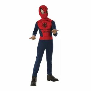 Kostým Spider-Man pre deti, veľkosť 7-8 rokov, 117-128 cm - Rubie's