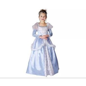 Blaues Prinzessinnenkostüm für Mädchen, Größe 120-130 cm - Godan