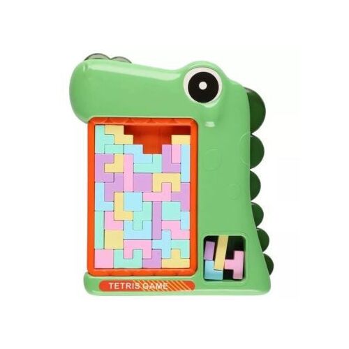 Dinoszaurusz formájú tetrisz játéktábla - Zöld 128423744
