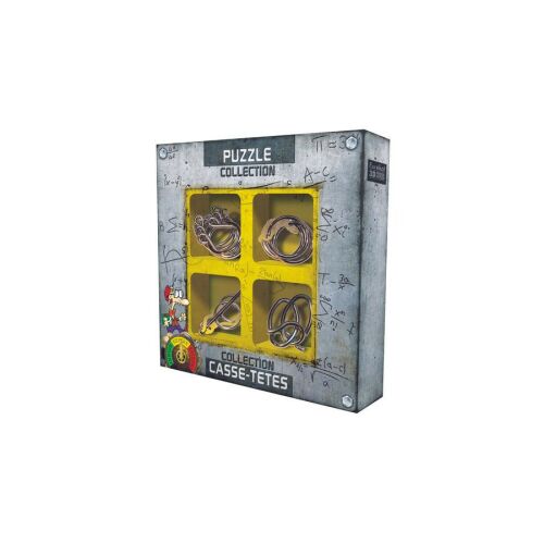 Puzzle Collection EXPERT Metal, 4 fém agytornáztató szett dobozban - Eureka