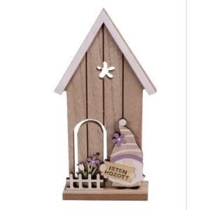 Decor - Căsuță cu elf, lemn - 22 cm 135902378 - Decorațiuni de Paște