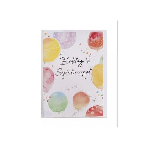 Felicitare la mulți ani - limba maghiară - 13 x 19 cm 128423853