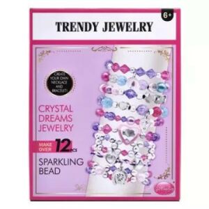 Súprava na výrobu bižutérie s krabičkou v tvare kvetu - fialová 128423919 - Hračky na výrobu šperkov