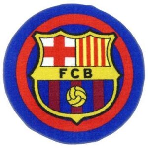 Okrugli tepih FC Barcelona s grbom, promjer 60 cm - Tekstil za dom