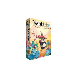 Takenokolor társasjáték, színes kertépítő játék gyerekeknek, pandával és katicabogarakkal - Gémklub