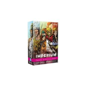 Imperium: Ókori Birodalmak társasjáték doboza, rajzolt ókori harcosokkal és vezetőkkel - Gémklub
