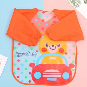 Vidám Rajzfilmfigurás Vízálló Előke - Állítható Méret