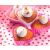szív alakú szilikon muffin sütőformák sült muffinokkal