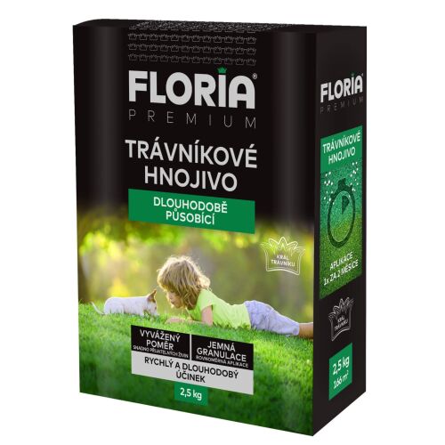 Agro FLORIA hosszú hatású gyeptrágya – 2,5 kg 128426739